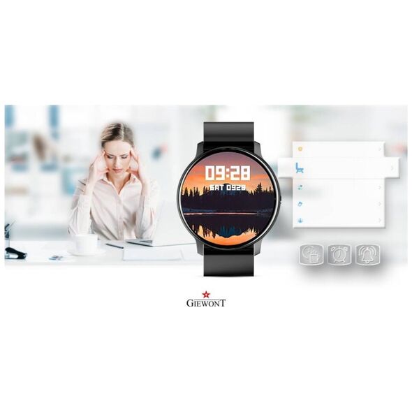 Smartwatch Giewont Smartwatch Giewont Sport Around PRO SmartCall GW120-2 PRO - Carbon