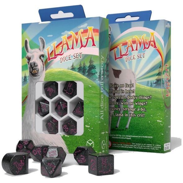 Llama Dice Set: Spitty
