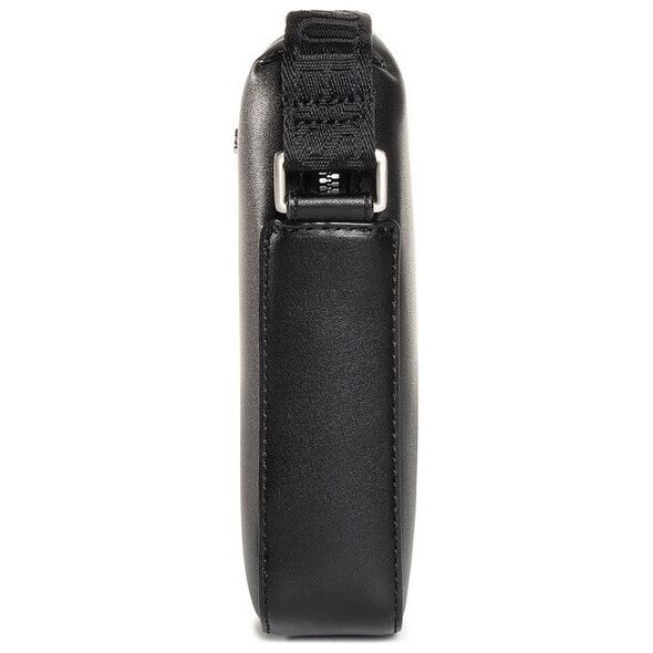 Guess, Dan, Document Holder, Leather Crossbody Bag, Black, Mini, For Men For Men
