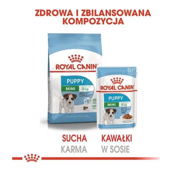 Royal Canin Royal Canin Mini Puppy karma mokra dla szczeniąt, od 2 do 10 miesiąca życia, ras małych saszetka 85g