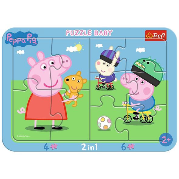 Trefl PUZZLE 4,6EL TREFL 80021 WESOLA SWINKA PEPPA FOL