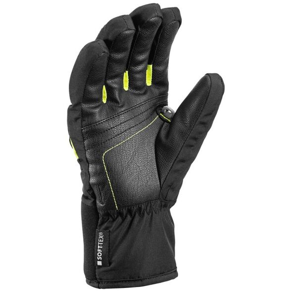 Leki LEKI RĘKAWICE Griffin 3D Junior black/yellow 5.0