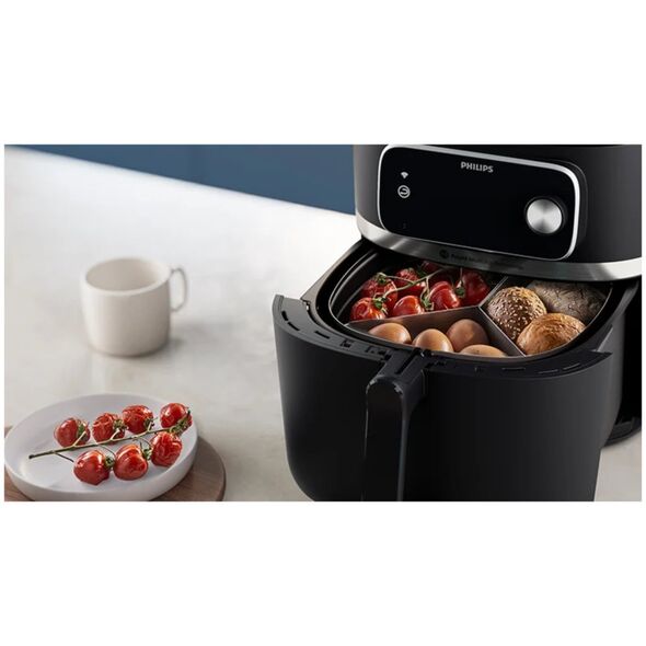 Philips HD9916/00 fryer accessory Compartment separator Aluminium, Teal