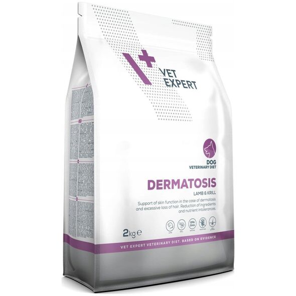 VetExpert Veterinary Diet Dermatosis dog Lamb&Krill 2kg