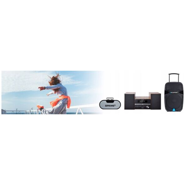 GŁOŚNIKI PÓŁKOWE BS-40OK BRĄZOWE (BLUETOOTH, 2x60W, 2xRCA, BASS-REFLEX, PILOT)