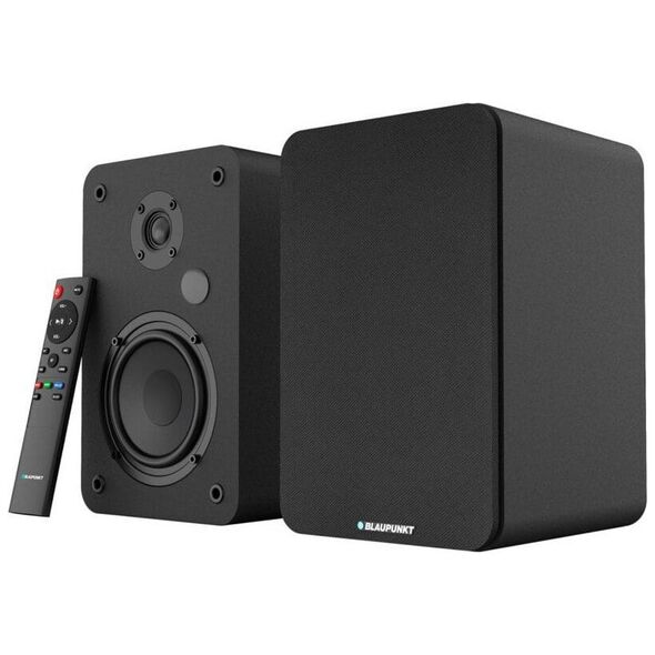 GŁOŚNIKI PÓŁKOWE BS-50BK CZARNE (BLUETOOTH, 2x75W, RCA, USB, OPTYCZNE, BASS-REFLEX, PILOT)