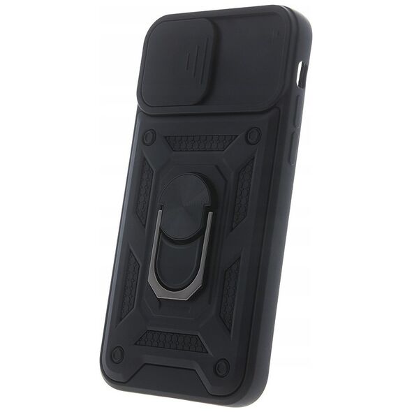 ETUI DEFENDER SLIDE CASE DO SAMSUNG GALAXY A16 4G / A16 5G CZARNA NAKŁADKA ETUI PLECKI