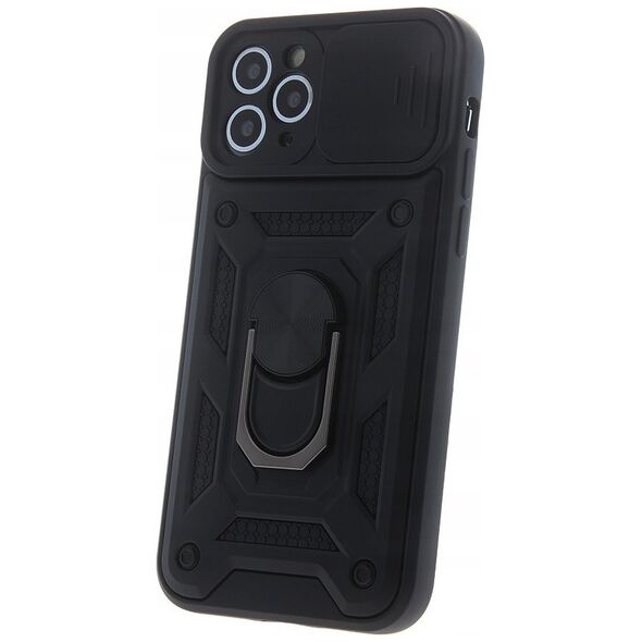 ETUI DEFENDER SLIDE CASE DO SAMSUNG GALAXY A16 4G / A16 5G CZARNA NAKŁADKA ETUI PLECKI