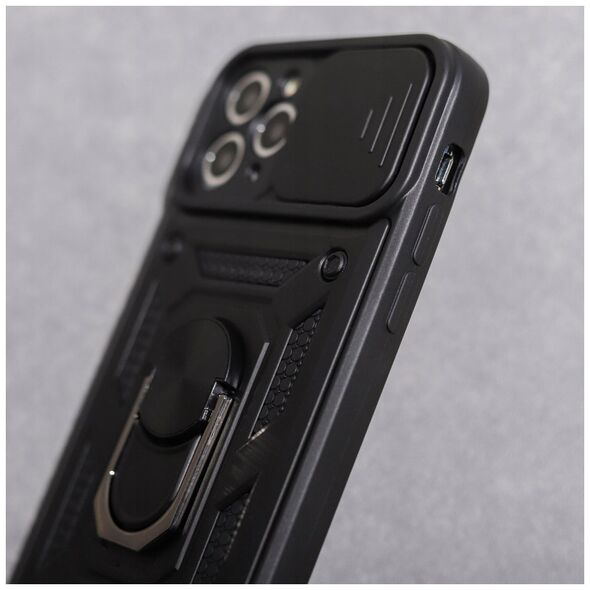 ETUI DEFENDER SLIDE CASE DO SAMSUNG GALAXY A16 4G / A16 5G CZARNA NAKŁADKA ETUI PLECKI