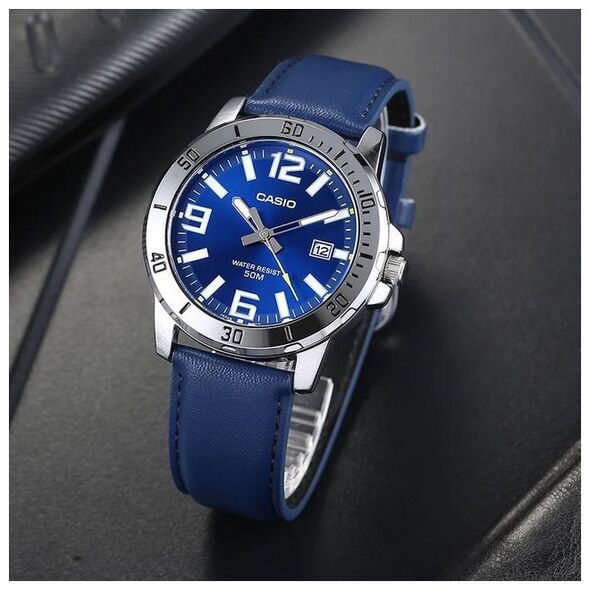 Zegarek Casio ZEGAREK MĘSKI CASIO MTP-VD01L-2BV (zd169a)