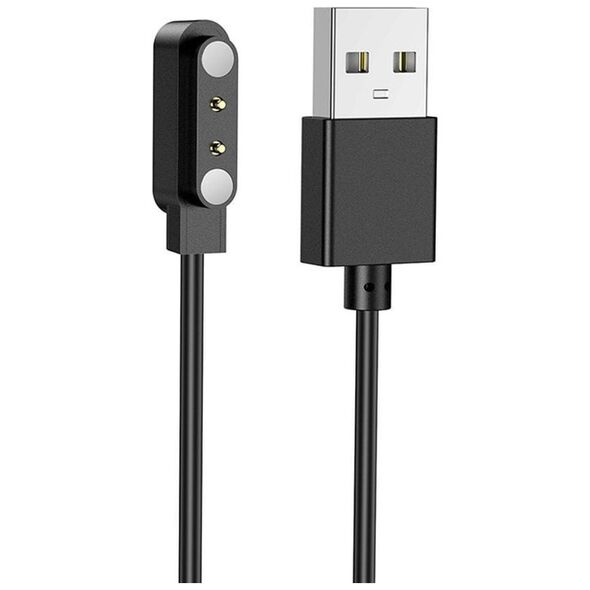 HOCO kabel do ładowania smartwatcha Y25 0,6 m czarny
