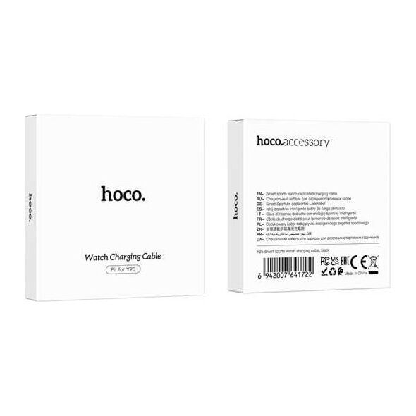 HOCO kabel do ładowania smartwatcha Y25 0,6 m czarny
