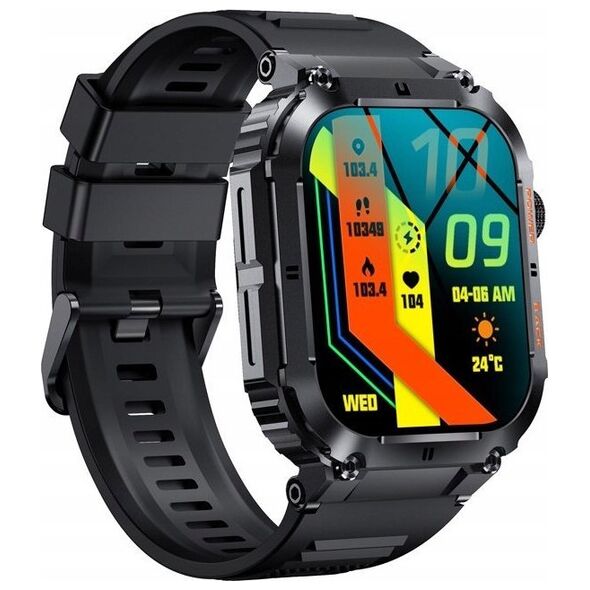 Smartwatch Veltori VT200-1 Czarny Pasek Silikonowy