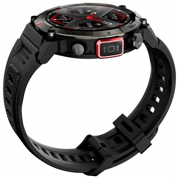 Smartwatch Veltori VT140-1 Czarny Pasek Silikonowy