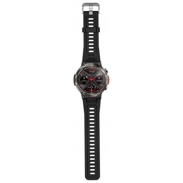 Smartwatch Veltori VT140-1 Czarny Pasek Silikonowy