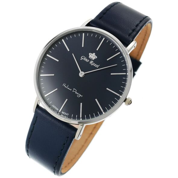 Zegarek Gino Rossi męski Blend Slim czarny (11014A-6F1)