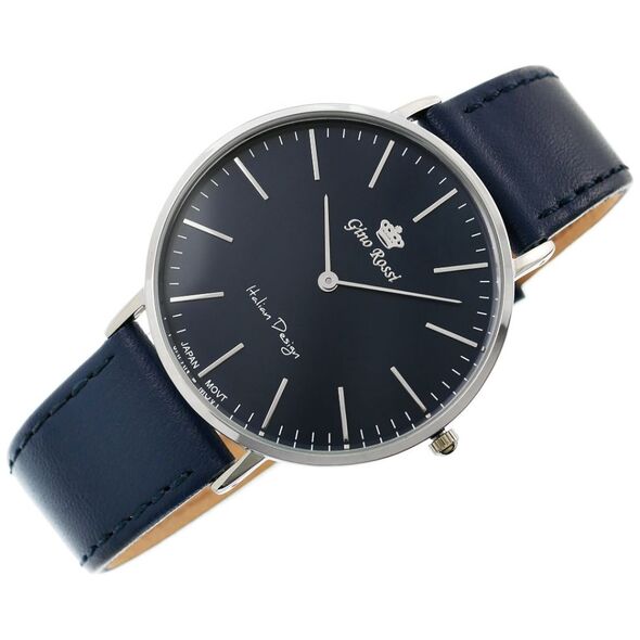 Zegarek Gino Rossi męski Blend Slim czarny (11014A-6F1)