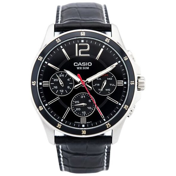 Zegarek Casio ZEGAREK MĘSKI CASIO MTP-1374L 1AV (zd064b) uniwersalny