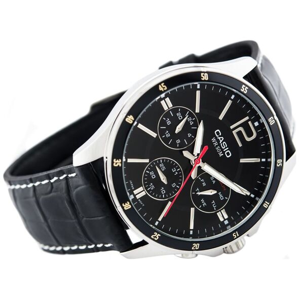 Zegarek Casio ZEGAREK MĘSKI CASIO MTP-1374L 1AV (zd064b) uniwersalny
