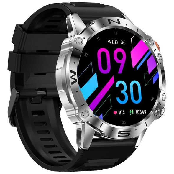 Smartwatch Gravity SMARTWATCH MĘSKI GRAVITY GT20-4 - AMOLED, DODATKOWY PASEK (sg024d) NoSize