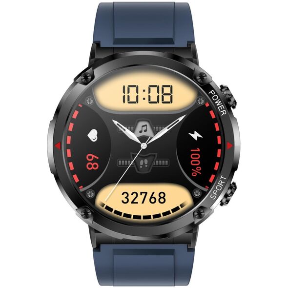 Smartwatch Gravity Zegarek męski SMARTWATCH GRAVITY GT21-5 BK/BU/BK