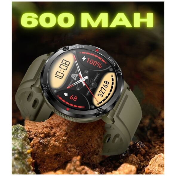 Smartwatch Gravity Zegarek męski SMARTWATCH GRAVITY GT21-6 BK/RD/BK