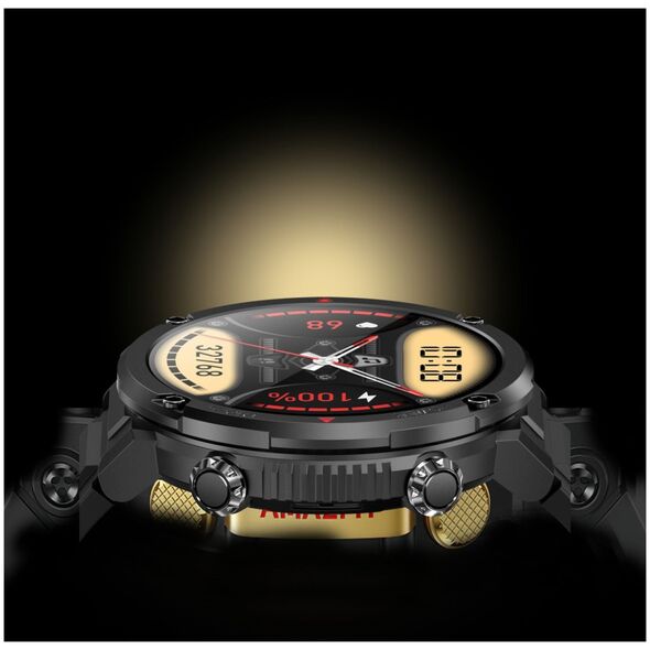 Smartwatch Gravity Zegarek męski SMARTWATCH GRAVITY GT21-6 BK/RD/BK
