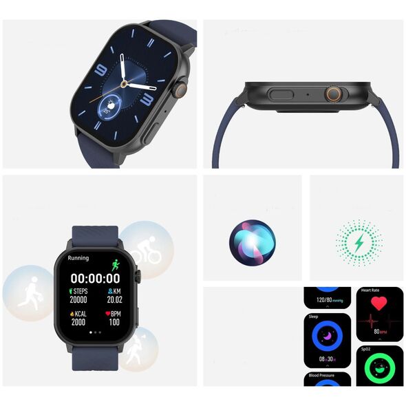 Smartwatch Gravity Zegarek SMARTWATCH GRAVITY GT15-4 TI/TI/BU