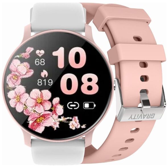Smartwatch Gravity Zegarek SMARTWATCH - GT1-6 PRO PK/PK/WH