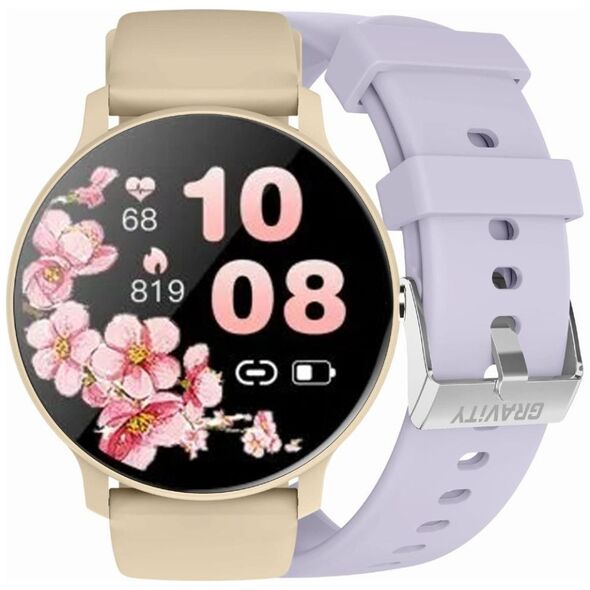 Smartwatch Gravity Zegarek SMARTWATCH - GT1-8 PRO YE/YE/VT