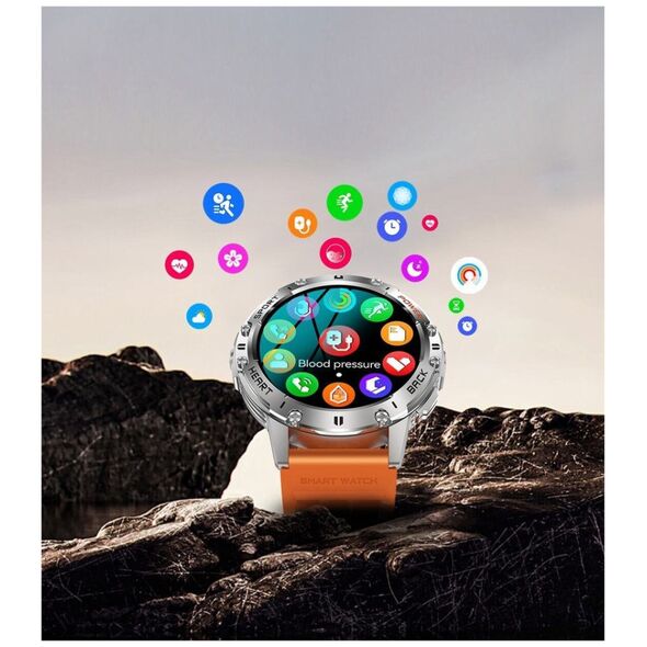 Smartwatch Gravity GT22-1 Czarny  (GT22)