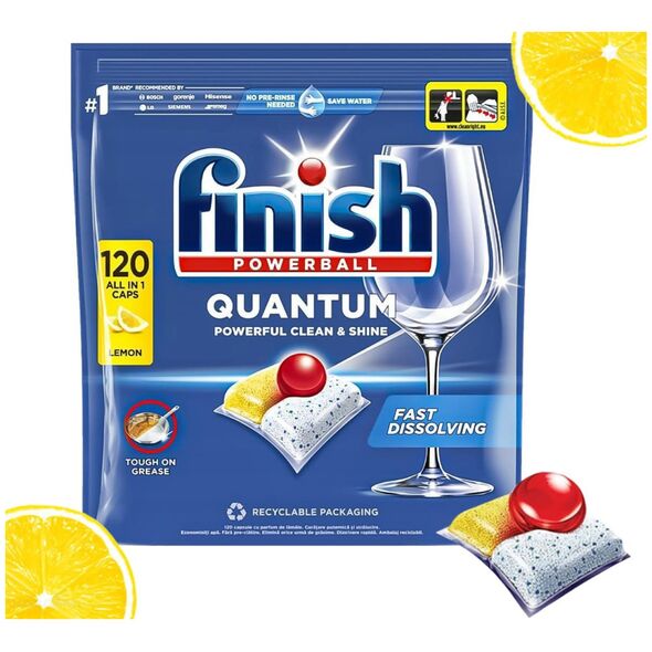 FINISH Kapsułki Quantum All-in-1 120 Lemon