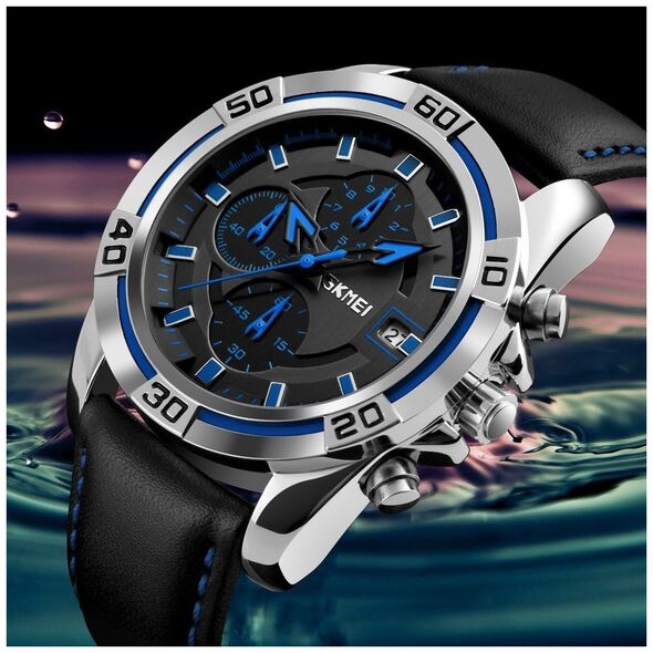 Zegarek Męski Skmei 9156SIBU + BOX