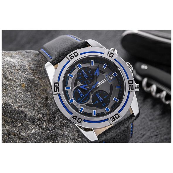 Zegarek Męski Skmei 9156SIBU + BOX
