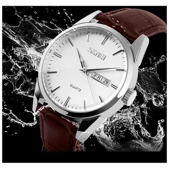 Zegarek Męski Skmei 9073SIWTB + BOX