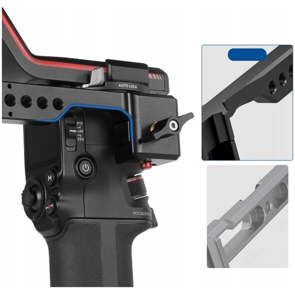 Uchwyt Grip Mocowanie Ręka do DJI RONIN RS 4 / RS4 PRO / RS3 / 3 MINI / RSC 2 / RS2 / ST49