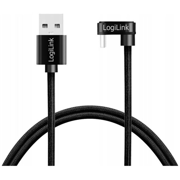 LogiLink CU0192 kabel USB USB 2.0 1 m USB A USB C Czarny