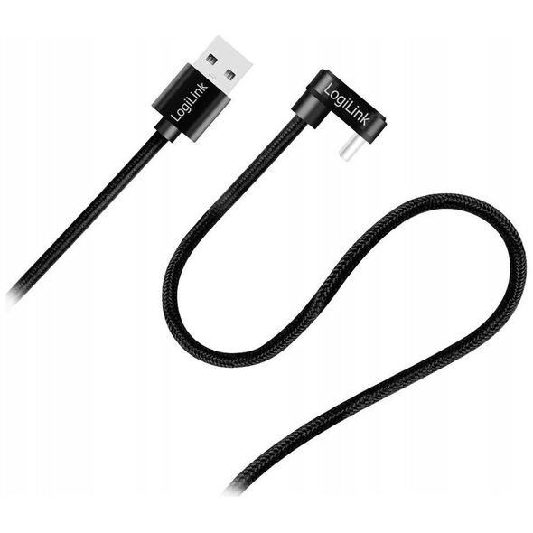 LogiLink CU0192 kabel USB USB 2.0 1 m USB A USB C Czarny
