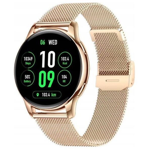 Smartwatch Damski Veltori VT300-1 Złota Bransoleta