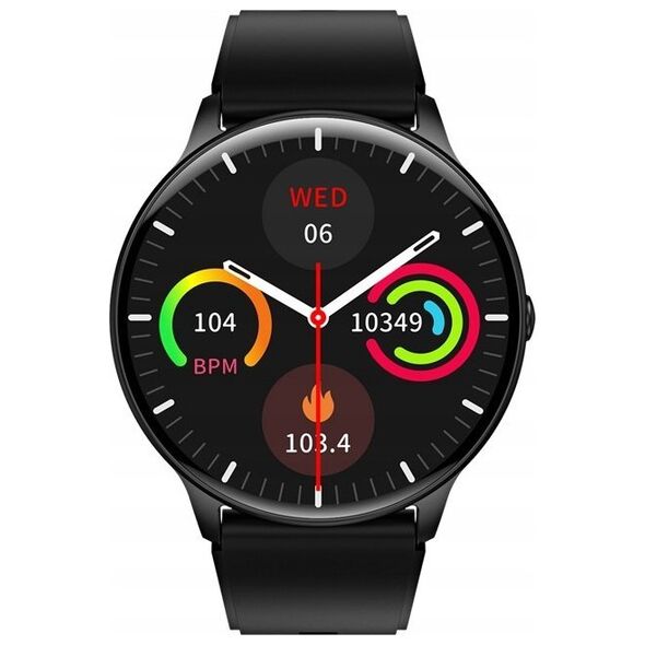 Smartwatch Veltori VT160-1 Czarny Pasek Silikonowy