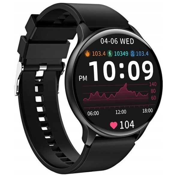 Smartwatch Veltori VT160-1 Czarny Pasek Silikonowy