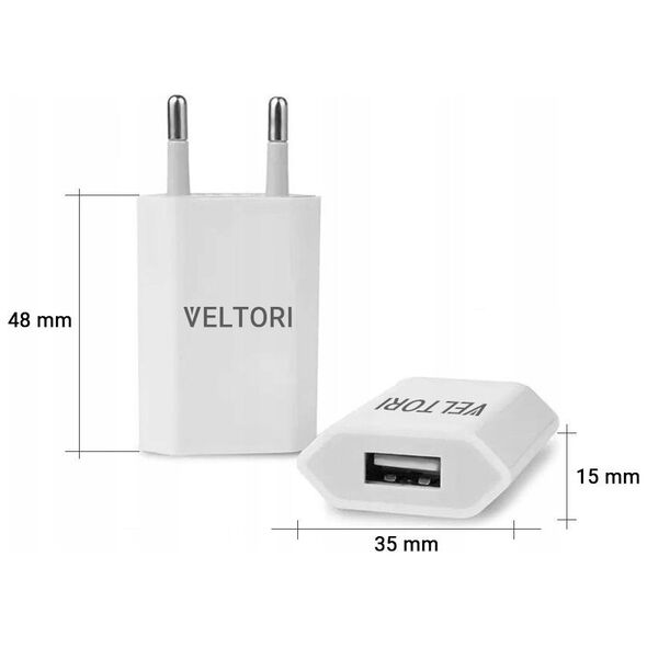 ŁADOWARKA do Smartwatch VELTORI POWER ON USB 5V 1A VTL1 Uniwersalna