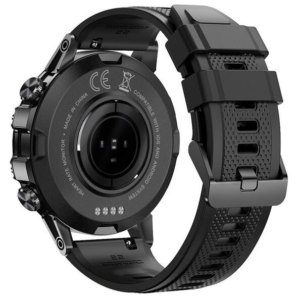 Smartwatch Veltori VT120-1 Czarny Pasek Silikonowy