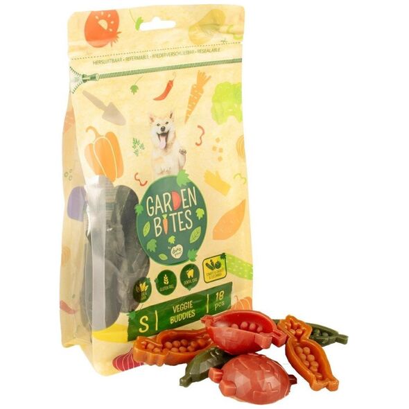 Duvo+ GARDEN BITES VEGGIE BUDDIES "S"  6cm        60szt      ( dispaly zawiera 60szt x 3 )
