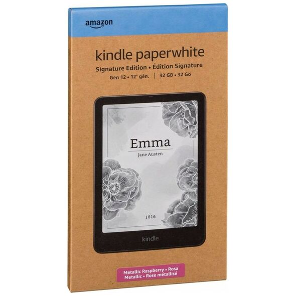Amazon Kindle Paperwhite Signature Edition, 17.8 cm (7"), E Paper, AZW, AZW3, DOC, DOCX, EPUB, HTML, MOBI, PDF, RTF, TXT, AAX, BMP, GIF, JPEG, PNG, 32 GB