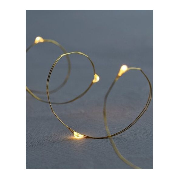 Sirius Home 30781, Gold, 20 bulb(s), Incandescent, Battery, AA, 1900 mm
