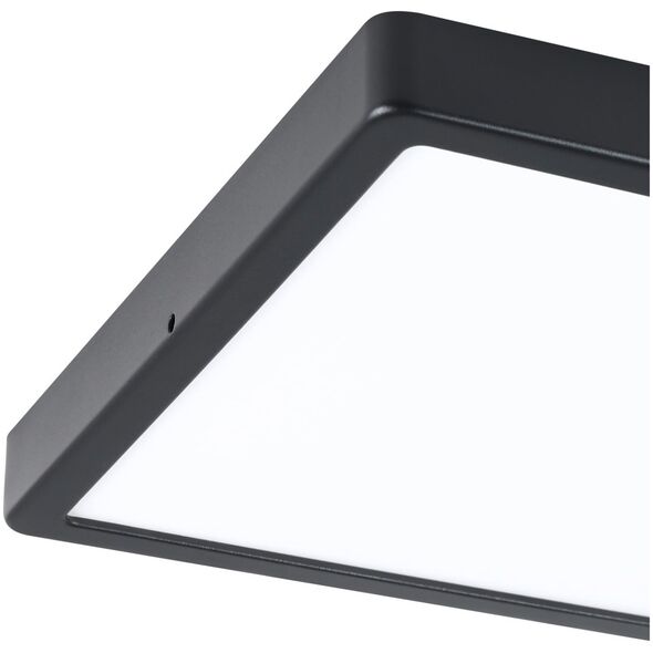 Ceiling LED outdoor light EGLO ARGOLIS 2, IP44, 20.5W, 3000K, 2400lm, black, 28.5x28.5x3 cm