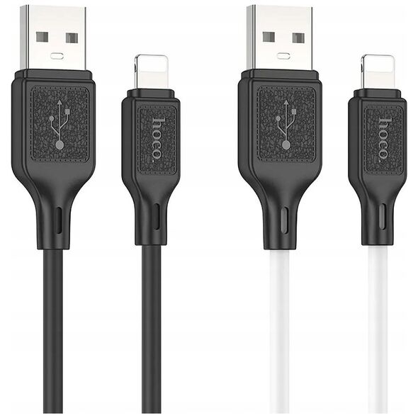 Kabel USB Hoco HOCO kabel USB A do Lightning 2,4A X90 1 m czarny