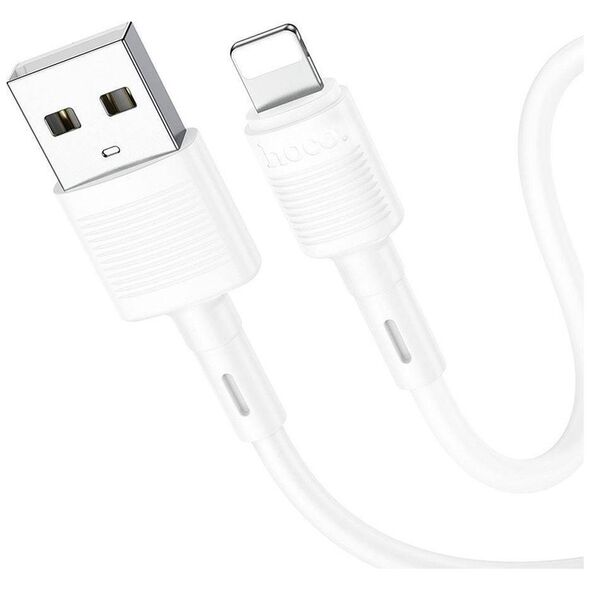 Kabel USB Hoco HOCO kabel USB A do Lightning 2,4A X83 1 m biały