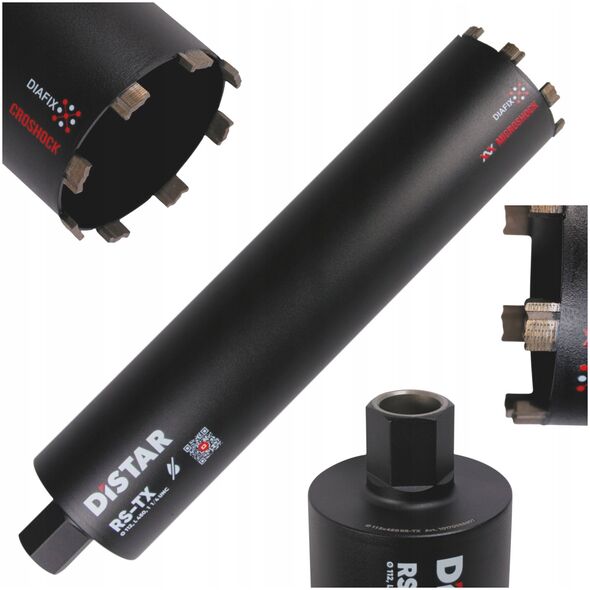 DISTAR DIAMOND CROWN RS-TX 1 1/4" 112mm x 450mm DRY
